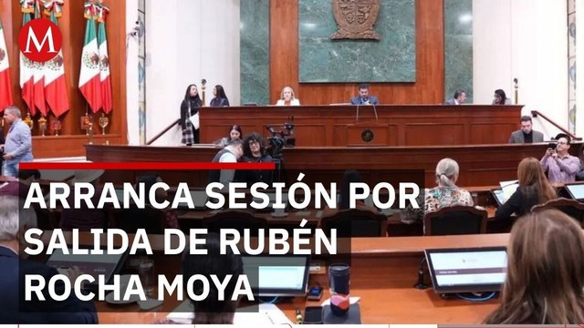 Inicia sesión en el Congreso de Sinaloa por licencia de Rocha Moya