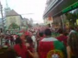 Fête victoire Portugal à Lausanne