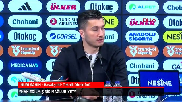 Nuri Şahin'den öz eleştiri: Hak edilmiş bir mağlubiyet