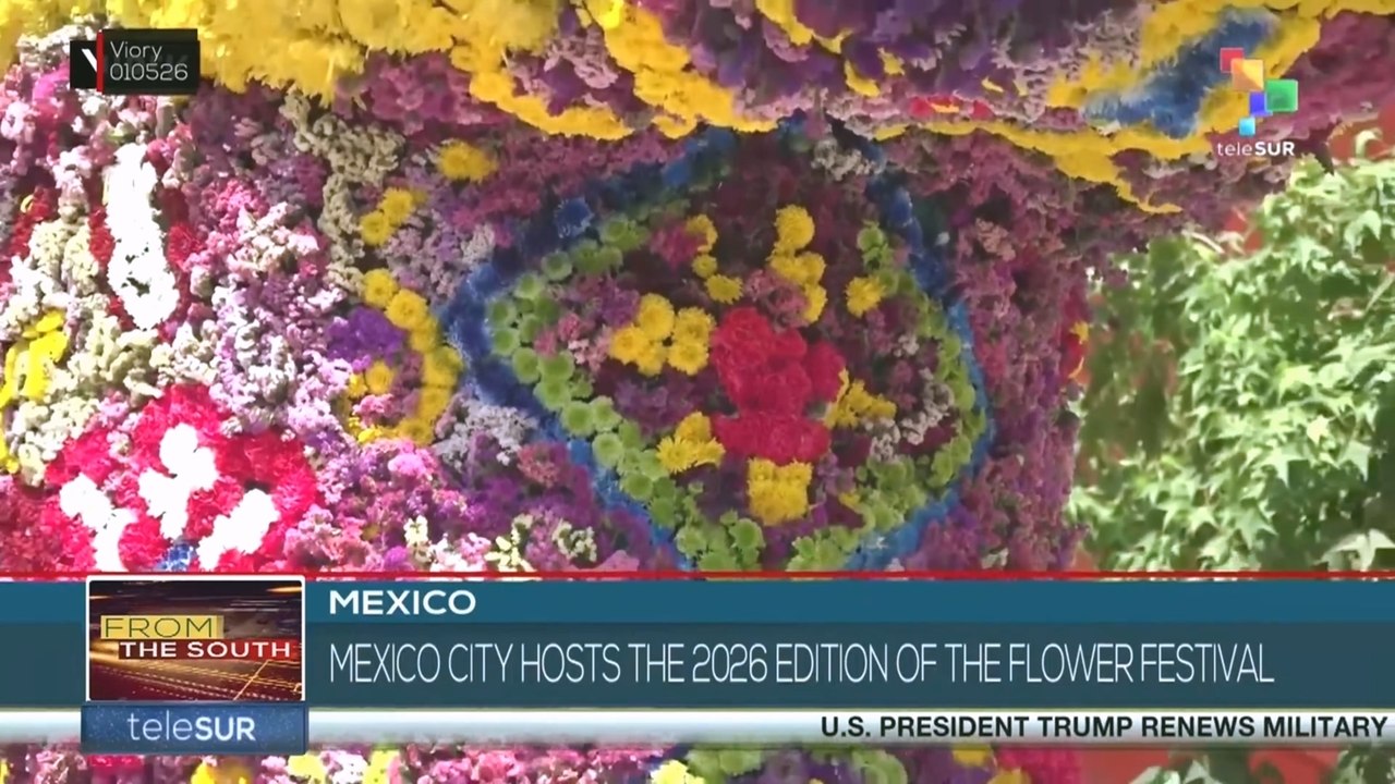 Mexico city hosts the 2026 edition of the flower festival