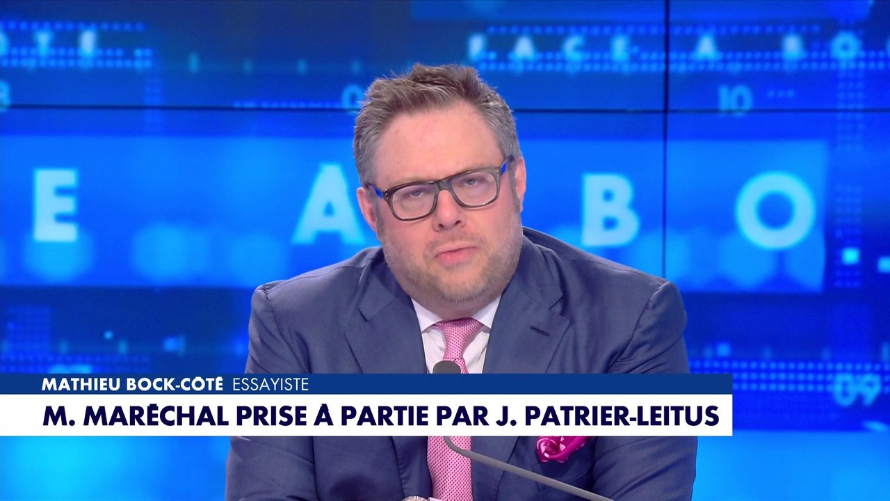 L'édito de Mathieu Bock-Côté : «Marion Maréchal prise à partie par Jérémie Patrier-Leitus»