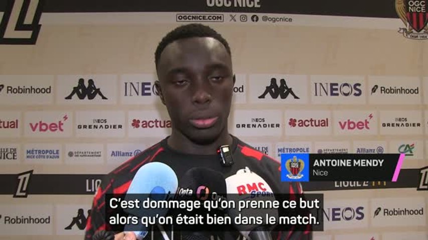 Antoine Mendy lucide après le match nul face au RC Lens : 