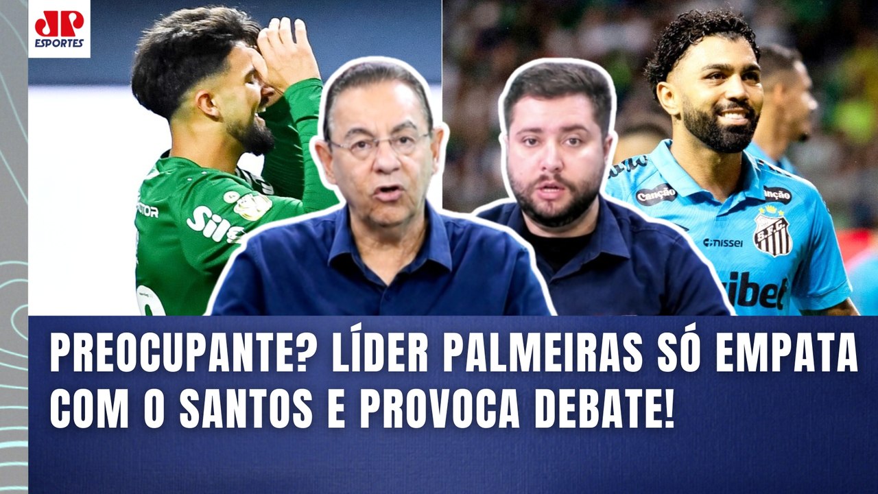 "ISSO PRECISA SER DITO! O PALMEIRAS contra o SANTOS MAIS UMA VEZ foi..." VEJA ANÁLISE após EMPATE!
