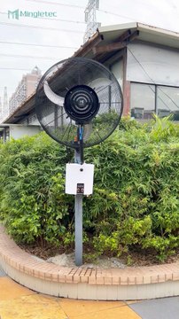 Mingletec powerful BLDC motor industrial wall fan #mingletec #BLDCmotor #industrialfan #wallfan #outdoor #factory #manufacturer #fyp