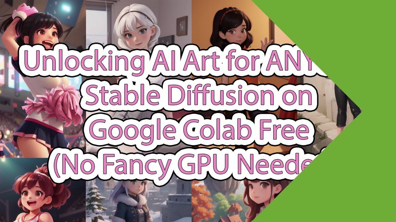 Run Stable Diffusion 1.5 Text 2 Image for Free: Google Colab Tutorial (No GPU Required)