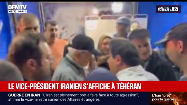 Guerre au Moyen-Orient: les images du vice-président iranien en visite surprise à Téhéran