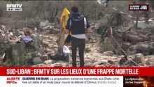 Guerre au Moyen-Orient: BFMTV sur les lieux d'une frappe mortelle, à Zrariyeh, dans le sud du Liban