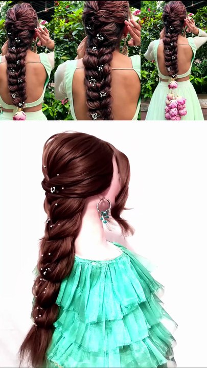 front hairstyle|ladies hair style for wedding|bridal hairstyle|party hairstyle|easy hairstyle