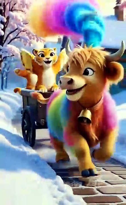 New cartoon driving enjoying