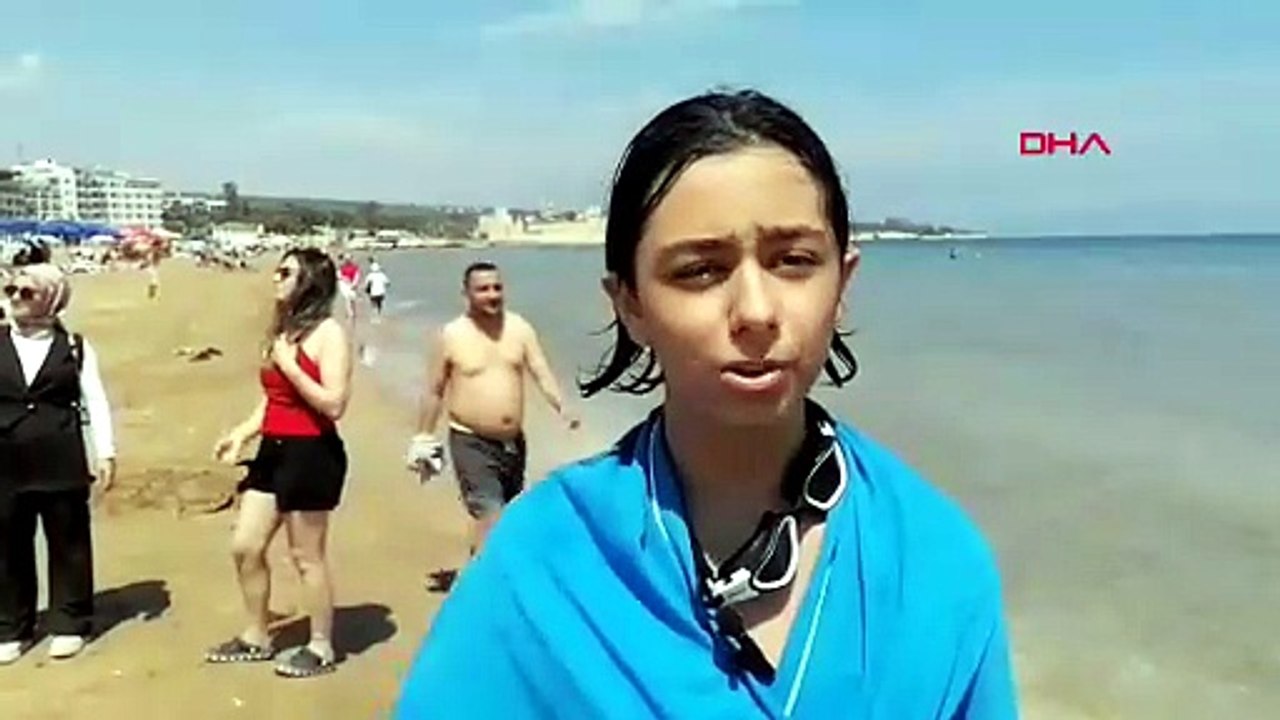 Türkiye'nin genelinde soğuk havalar etkisini sürdürürken Akdeniz'de yaz sezonu açıldı