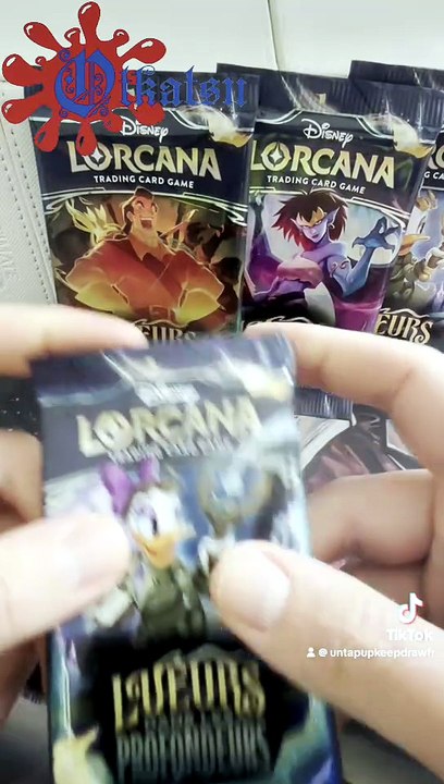 UntapUpkeepDrawFR ouverture 4 boosters Disney Lorcana - Chapitre 10 - Lueurs dans les Profondeurs