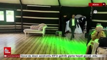 Düzce’de down sendromlu Elif Reçber’in gelinlik hayali gerçek oldu