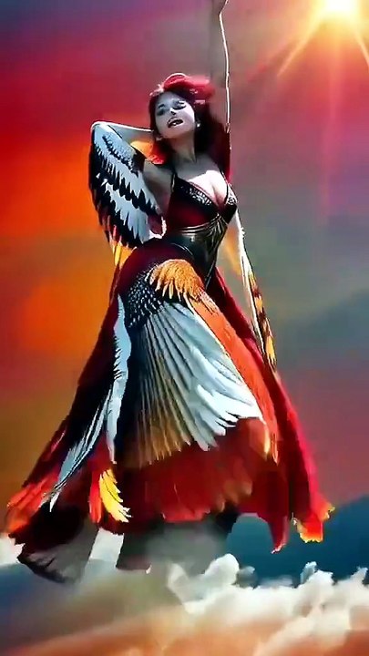 "Rising from the ashes like a Phoenix! 🔥✨ Rate this look 1-10."