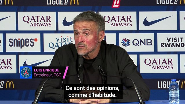 Luis Enrique répond à Arteta sur la Ligue 1 : Chacun son opinion