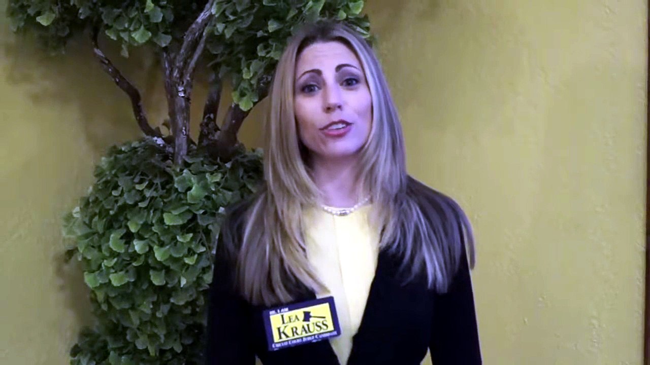 Psychopath Lea Krauss' Failed "Sales Pitch" for Broward Circuit Judge