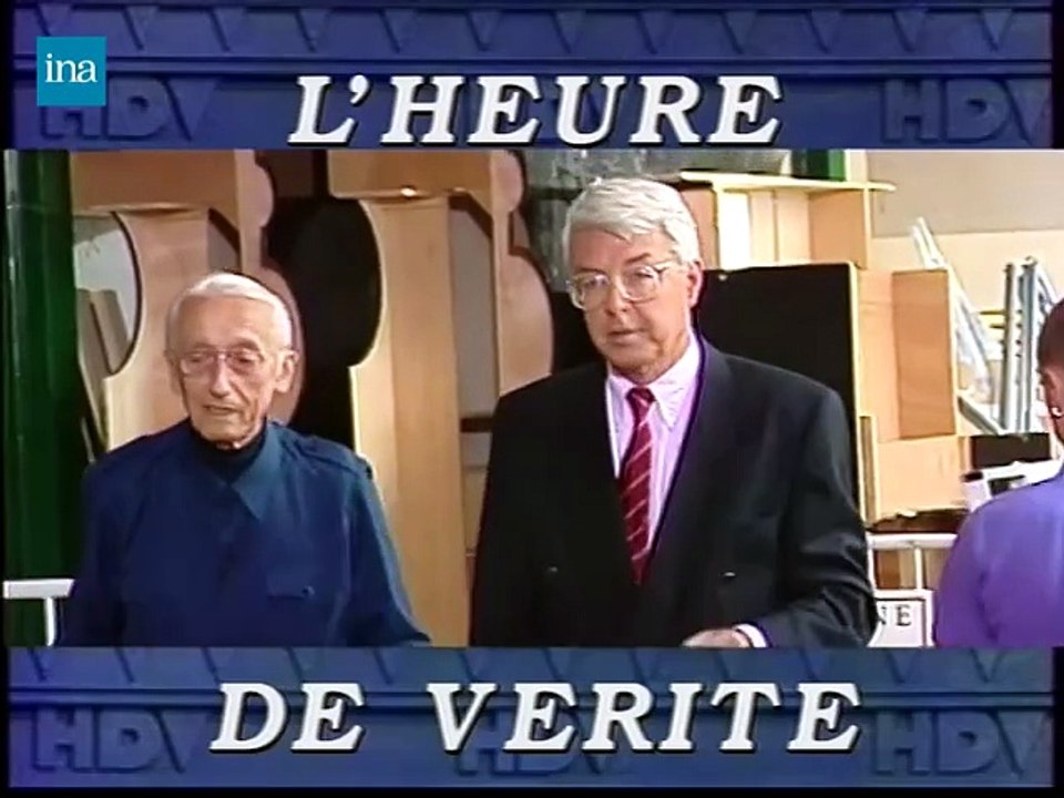 Générique et présentation de L'heure de vérité présentée par François Henri de Virieu