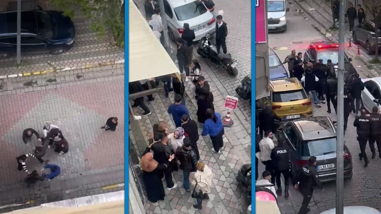 Sultangazi'de 2 grup arasındaki kavgaya aileler de dahil oldu; polis biber gazıyla müdahale etti 
