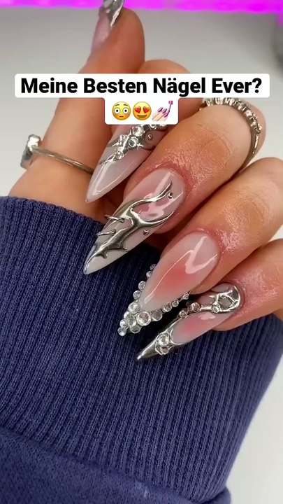 Das beste Nageldesign, das ich je gemacht habe 🤔😍  Was denkt ihr? 💕