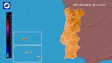 Chuva aumenta em Portugal ao longo da semana: veja onde se acumulam os maiores valores