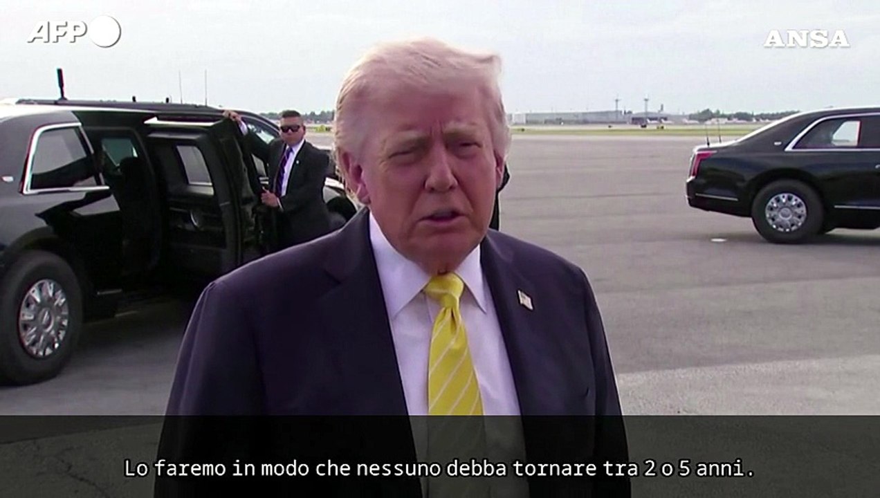 Trump: 'c'e' la possibilita' che riprendano gli attacchi all'Iran'