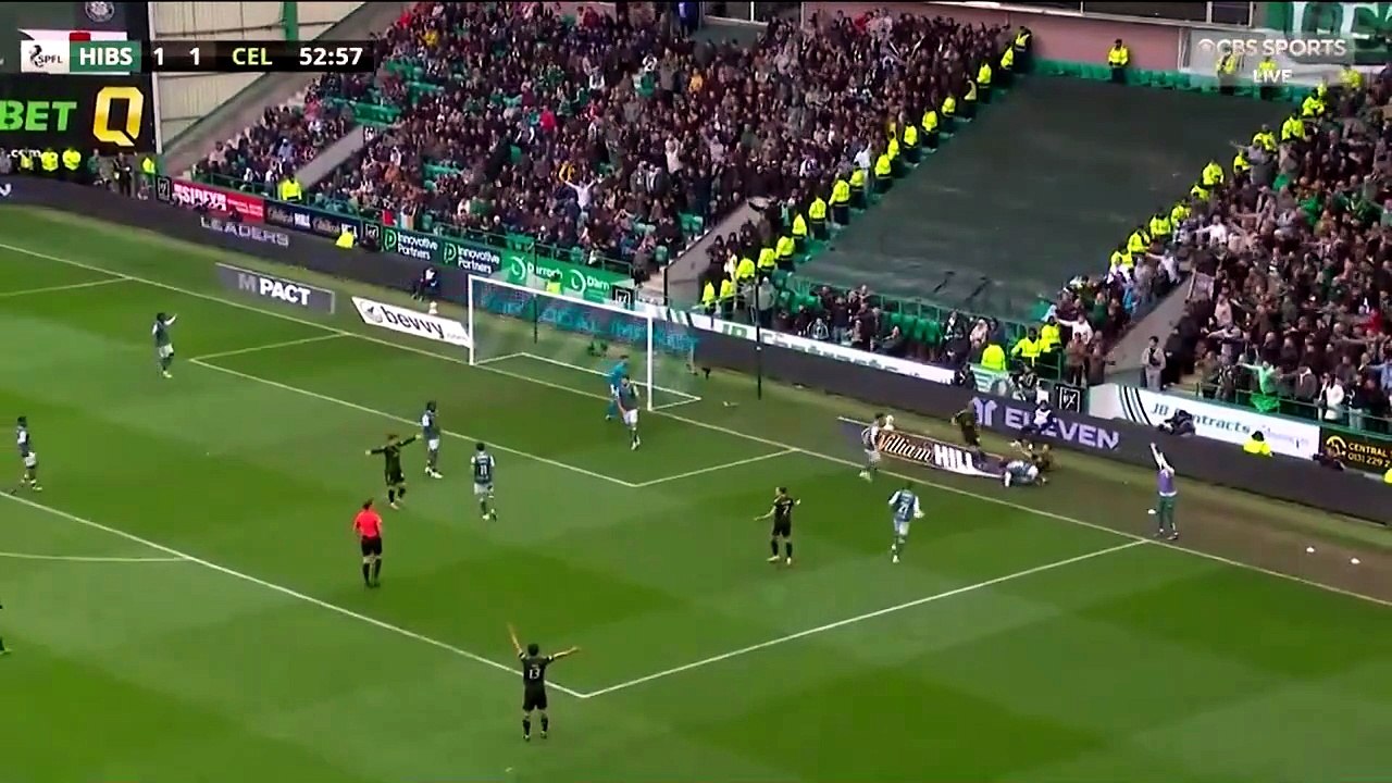 Hibernian Vs Celtic 2 half