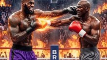 LEBRON  vs MICHEAL- AI BOXING GOAT FIGHT KO