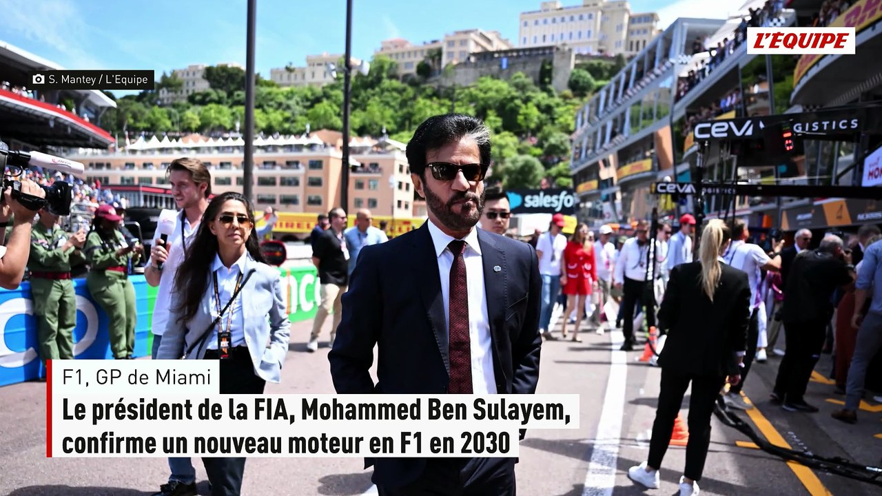 Le président de la FIA, Mohammed Ben Sulayem, confirme un nouveau moteur en F1 en 2030 - F1 - GP de Miami
