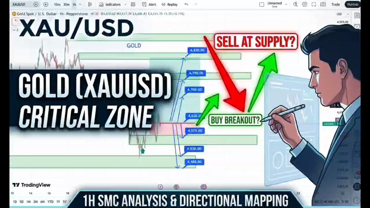 Gold (XAUUSD) Price Prediction: Critical SMC Analysis & Directional Mapping