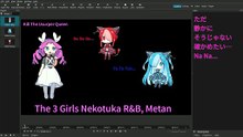 めたん、偽りの。 "Kill The Usurper Queen" / THE 3 GIRLS NEKOTUKA R&B, METAN