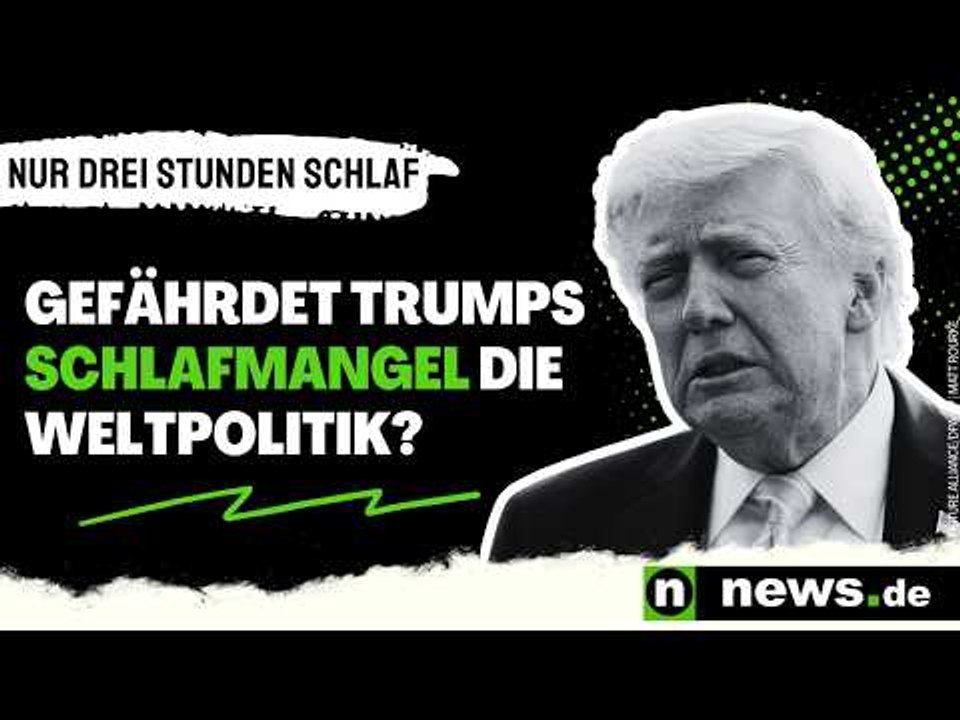 Donald Trump: Nur drei Stunden Schlaf - gefährdet Trumps Schlafmangel die Weltpolitik?