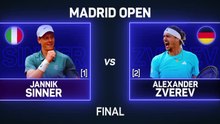 Sinner thumps Zverev in Madrid final to make history