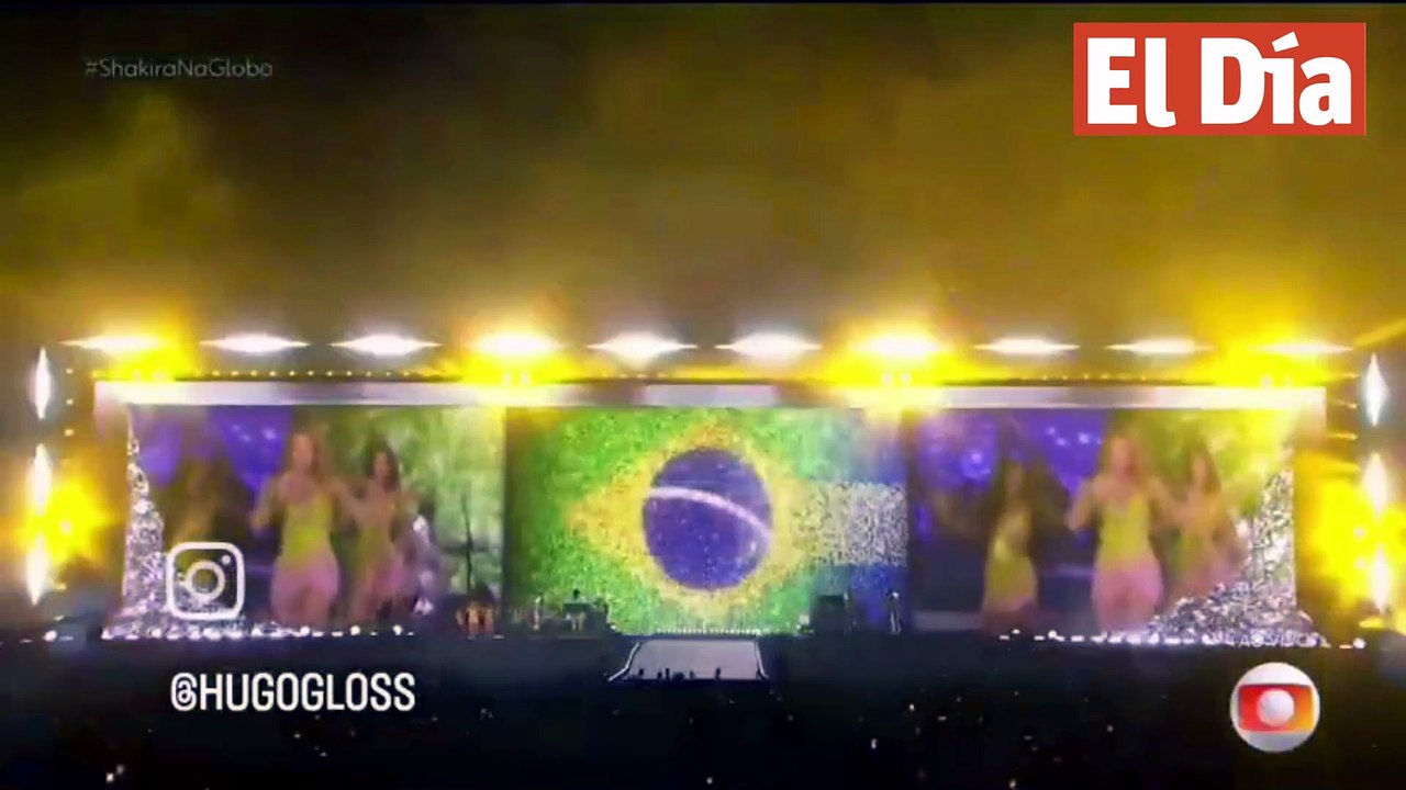 Shakira menciona a República Dominicana en concierto ante dos millones de personas en Brasil