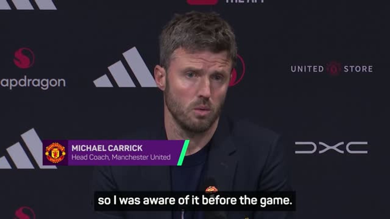 'I was affected by the news' - Carrick sends thoughts to Ferguson