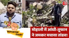 बिजली के खंभे-पेड़... सब उखड़ गए,  देखें मोहाली में तेज आंधी-बारिश के कहर की तस्वीरें