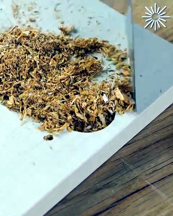 Perfect rounded corners with a sawdust and glue