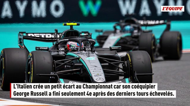 Kimi Antonelli remporte le Grand Prix de Miami devant Lando Norris et Oscar Piastri et signe un 3e succès d'affilée - F1 - GP de Miami