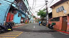Beautiful Day on A. Luna Street in San Juan City in the Philippines
