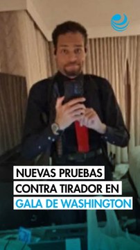 Nuevas pruebas contra tirador en gala a la que asistió Trump, según fiscal