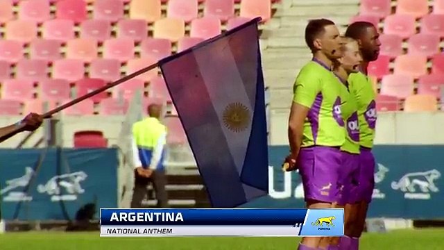 Así sonó el himno argentino en el partido de Los Pumitas ante Nueva Zelanda