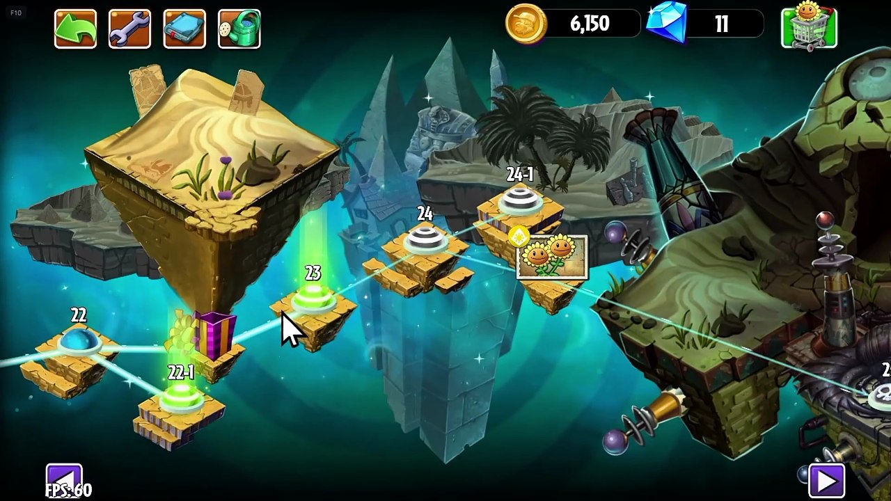 THE END OF EGYPT! Dr. Zomboss Fight Is Insane!  PVZ 2 GardenLess Gameplay Part 9 (No Commentary)