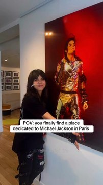 Michael Jackson exhibition of photos from his 1997 HIStory World Tour in Paris at Parc des Princes, captured by a French photographer. Rare photos were showed for the first time.