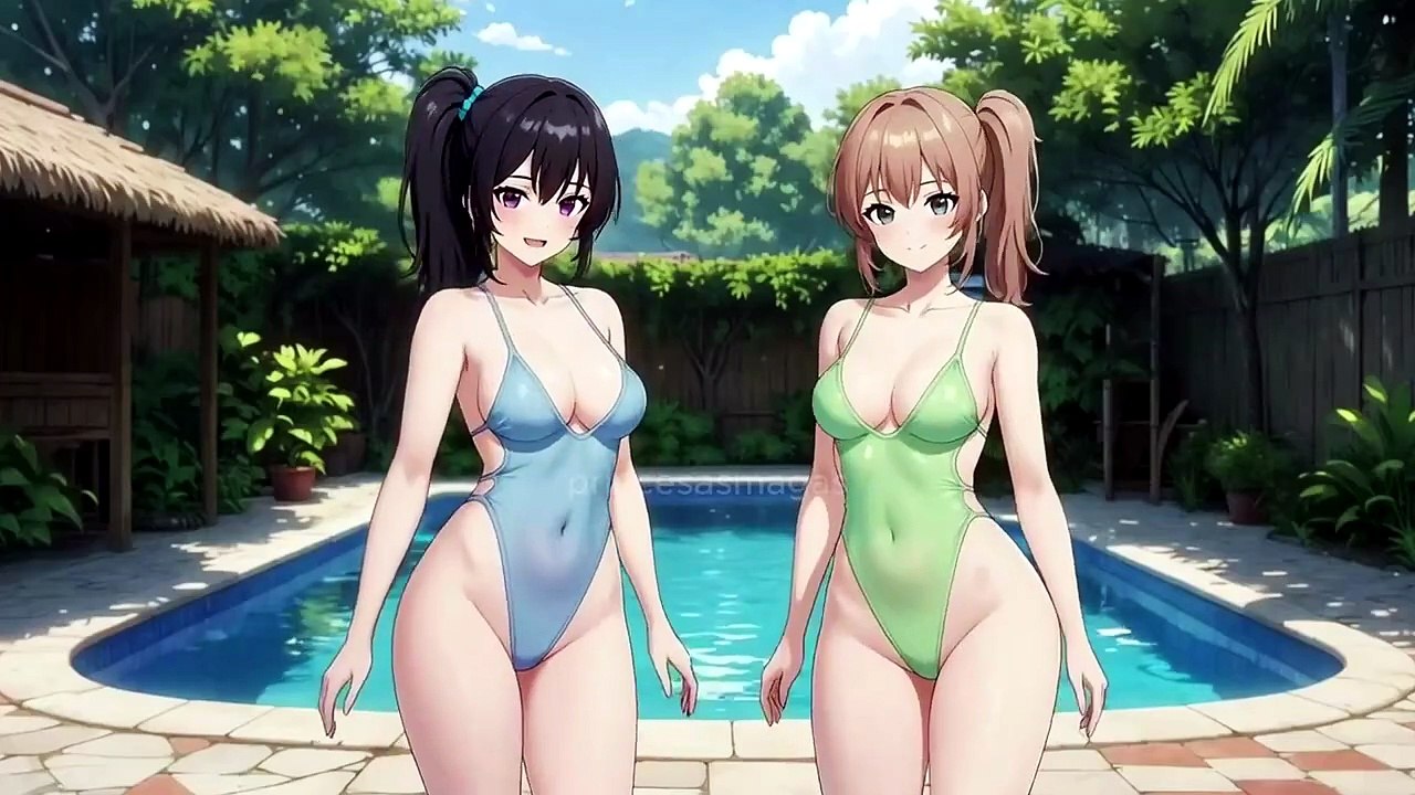 Dançando funk de biquíni (animação) / 4 Dancing funk in a bikini (animation) 4