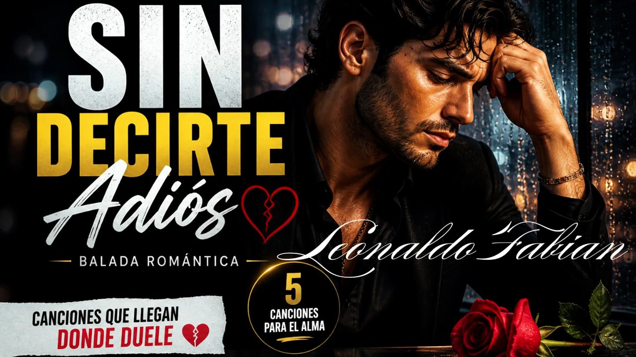 SIN DECIRTE ADIOS - LEONALDO FABIAN Video oficial