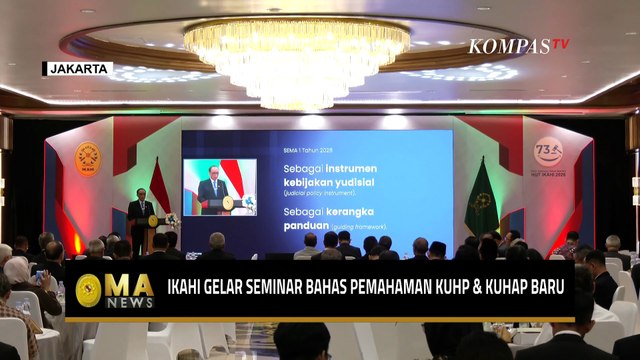 HUT ke-73, IKAHI Gelar Seminar Pemidanaan KUHP & KUHAP Baru | MA NEWS