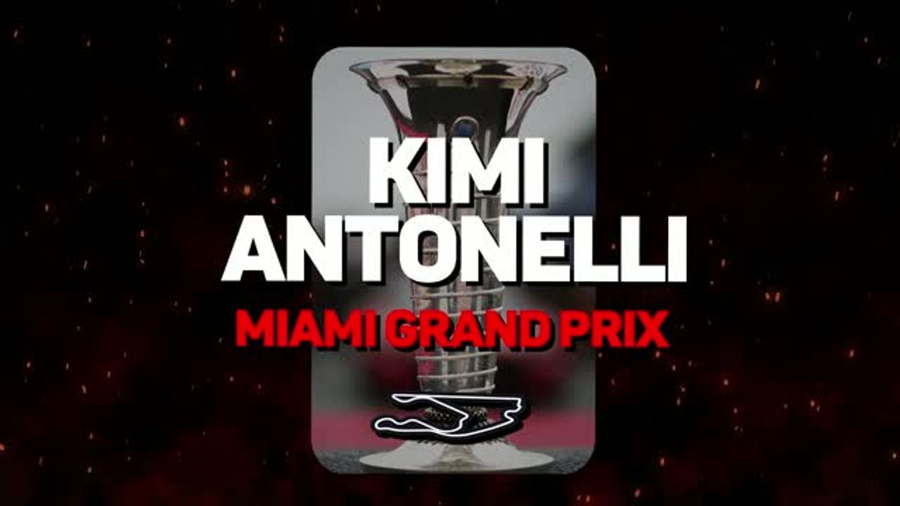 Miami GP F1 Star Driver - Kimi Antonelli