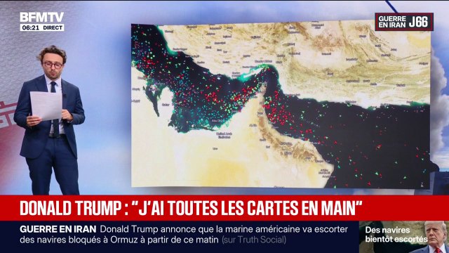 Moyen-Orient: avec son Projet Liberté , Donald Trump veut escorter des navires bloqués dans le détroit d'Ormuz et qui sont de simples spectateurs du conflit