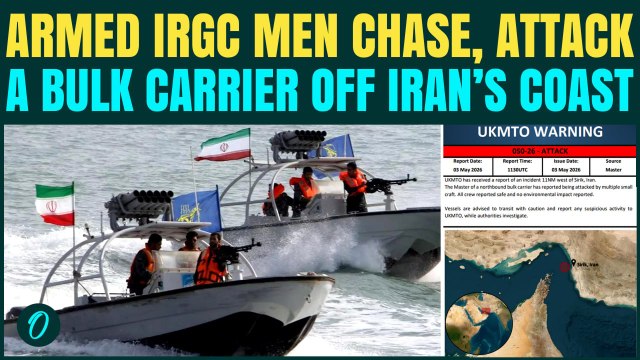 Iran ATTACKS Bulk Carrier in Hormuz BREAKING: IRGC Men Swarm Liberian-Flagged Carrier, CAPTURE It