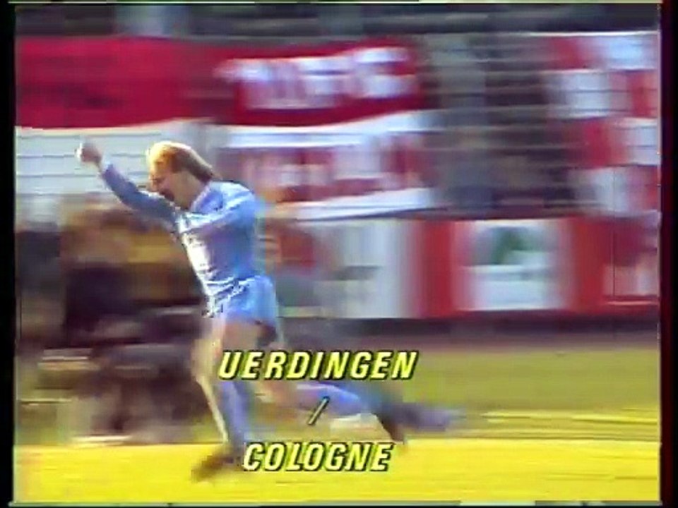 UERDINGEN - COLOGNE - 1985 - SAISON 1985/1986 -