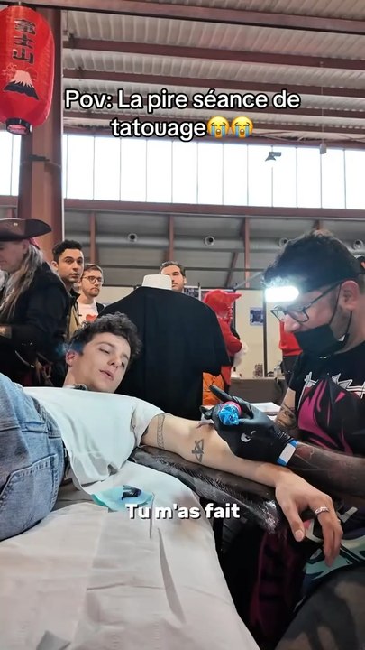 La pire séance de tatouage 🙈😂