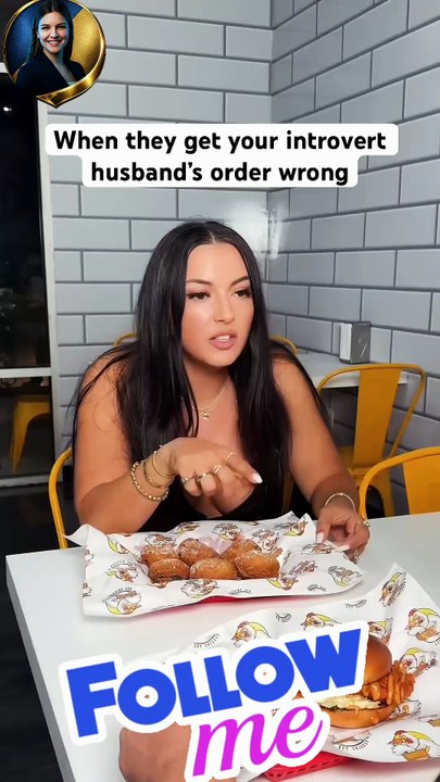 Introvert Husband Gets the Wrong Order 😂🍔 | Still Eats It!